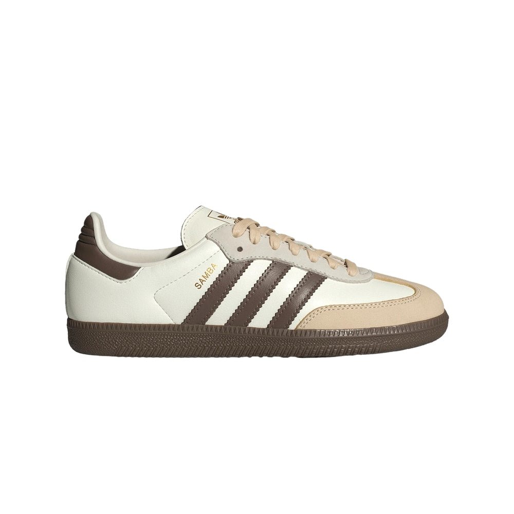 adidas Wmns Samba OG Off White Earth Strata Gum – boty, hnědá