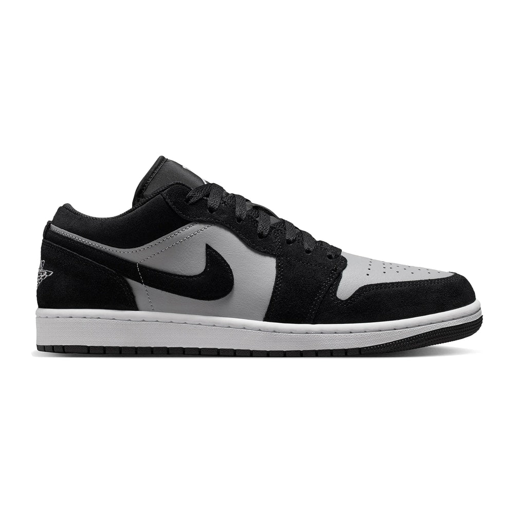 Jordan 1 Low Black Light Smoke Grey White – buty