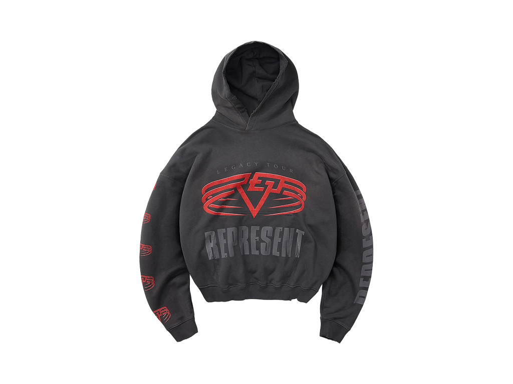Represent Reversible Living Legacy Tour Hoodie Sun Fade Grey-Represent-pikastore.cz