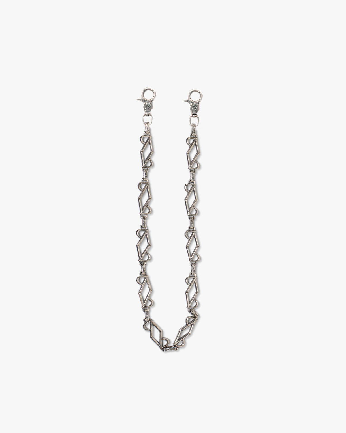 Represent Initial Trouser Chain Silver