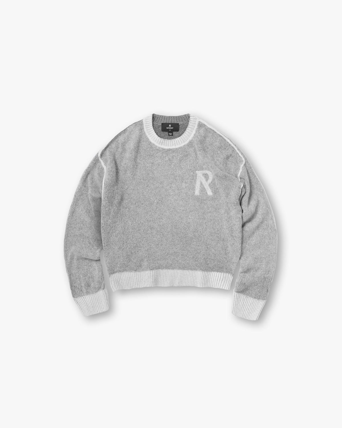 Represent Laurel Knit Sweater Sun Fade Grey