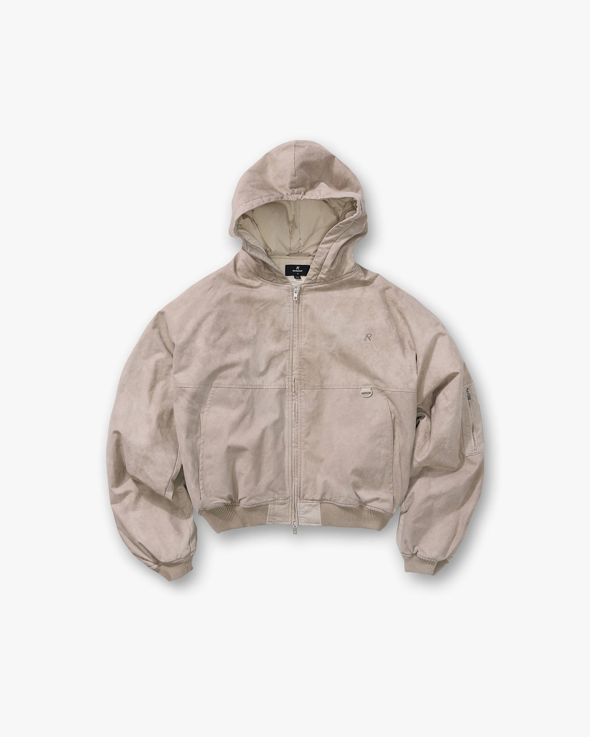 Represent Hooded Bomber Beige