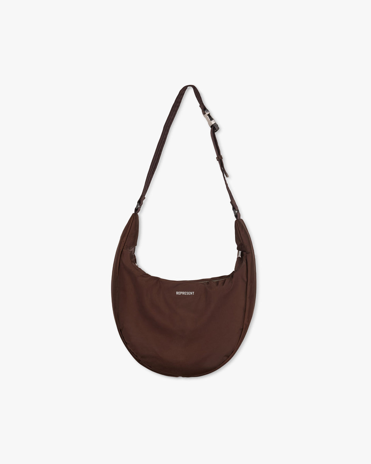 Represent Padded Sling Bag Dark Brown