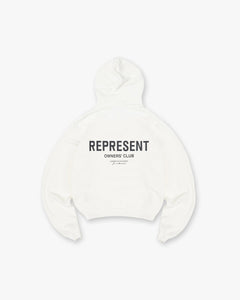 Represent Owners Club Hoodie Flat White