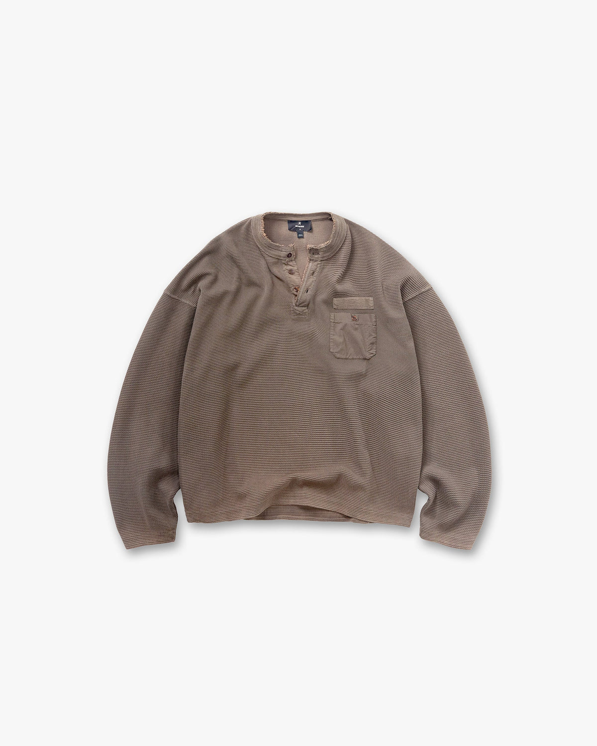 Represent Heavyweight Henley Sweater Vintage Falcon