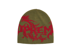 Supreme Dragon Beanie Olive