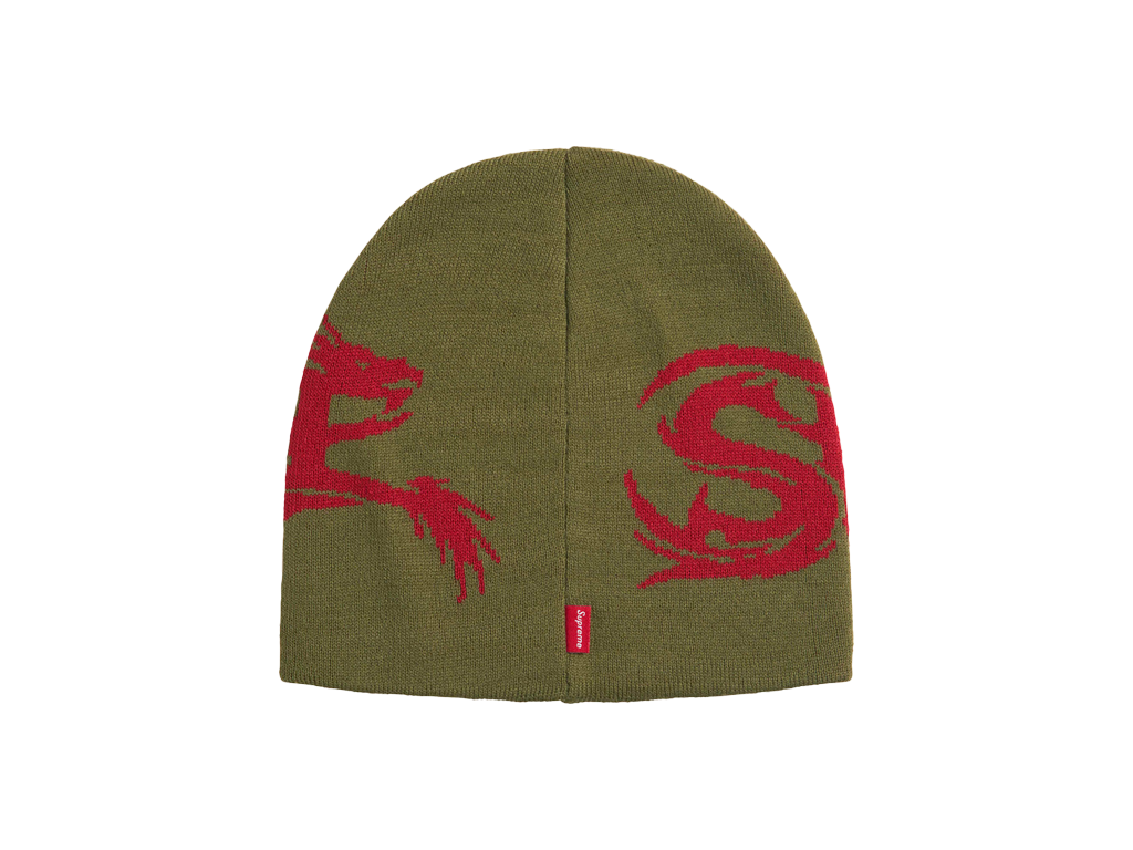 Supreme Dragon Beanie Olive-Supreme-pikastore.cz