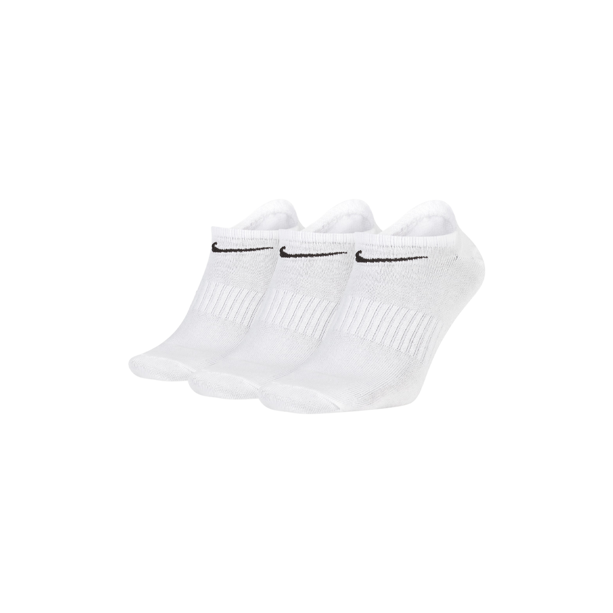 Nike Triple Pack Low Top White Socks-Apparel & Accessories-Pikastore-pikastore.cz